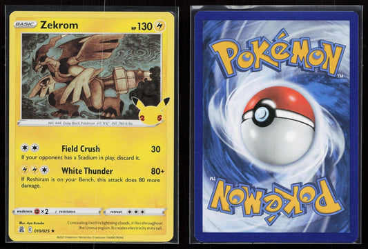 ZEKROM 010/025 CELEBRATIONS NM - Mastercoins