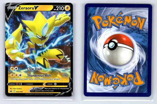 Zeraora V 053/159 Crown Zenith Pokemon NM - Mastercoins
