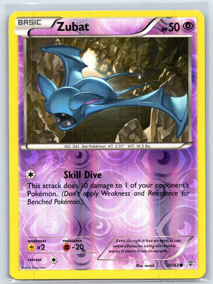 Zubat 30/83 Reverse Holo Generations Pokemon NM - Mastercoins
