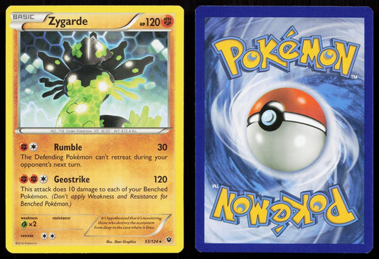 ZYGARDE 53/124 FATES COLLIDE NM - Mastercoins